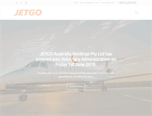 Tablet Screenshot of jetgo.com